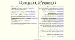 Desktop Screenshot of bennettprescott.com